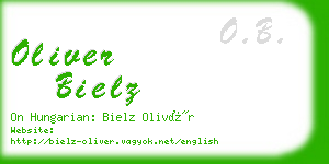 oliver bielz business card